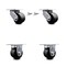Service Caster 3.25 Inch Glass Filled Nylon Caster Set Roller Bearings 2 Swivel Lock 2 Rigid SCC-30CS3420-GFNR-BSL-2-R-2 - alternate 1
